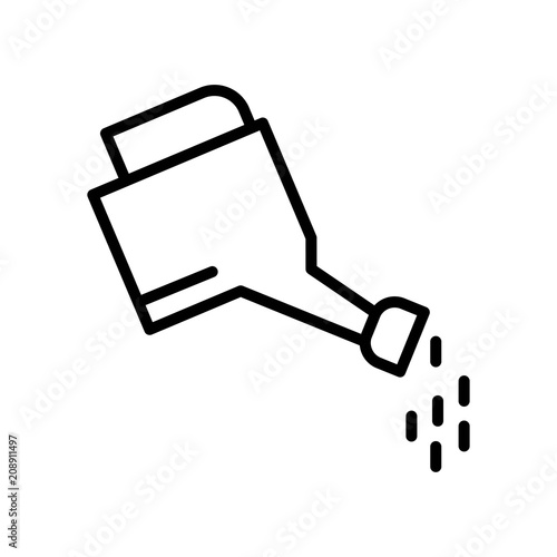 Watering can icon vector