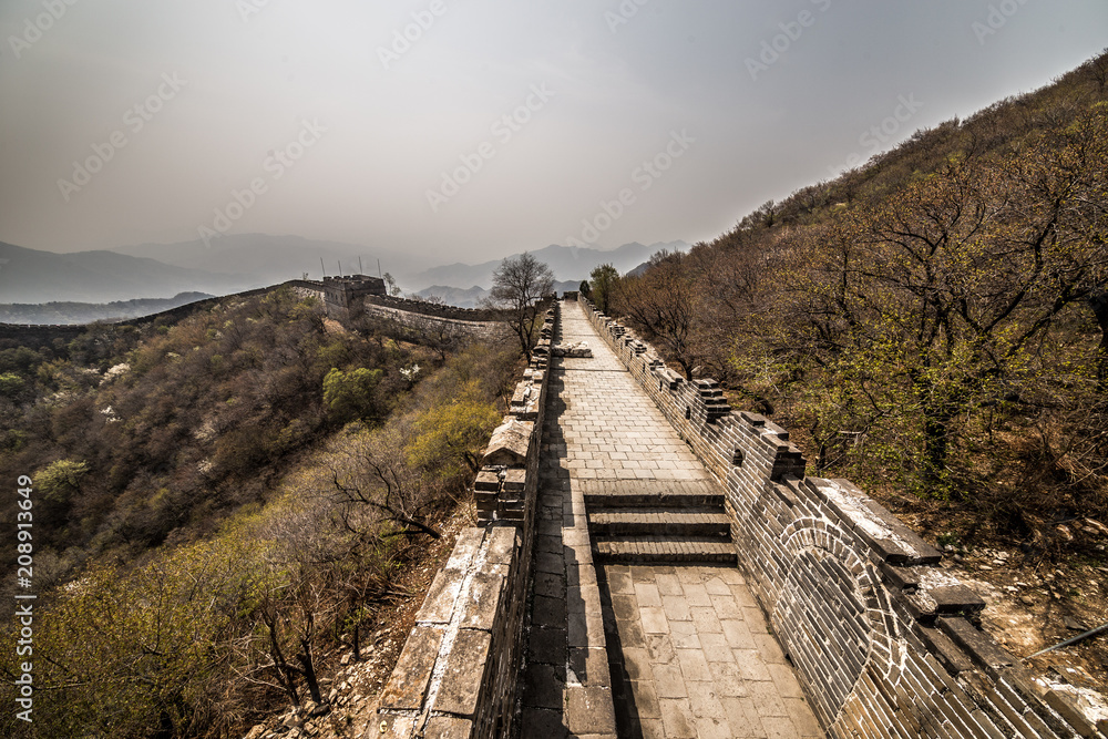 Chineschische Mauer an einem schönen Tag