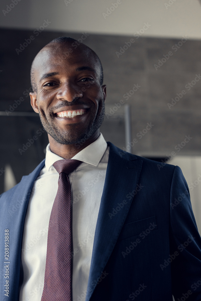 close-up portrait of happy young businessman in stylish suit close-up portrait of happy young businessman in stylish suit
