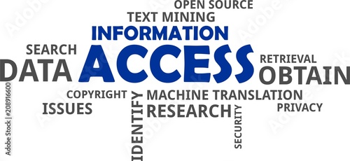 word cloud - information access