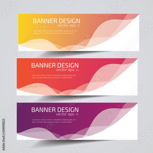 Abstract Header Banner design Vector Background for cover page website and advertising.