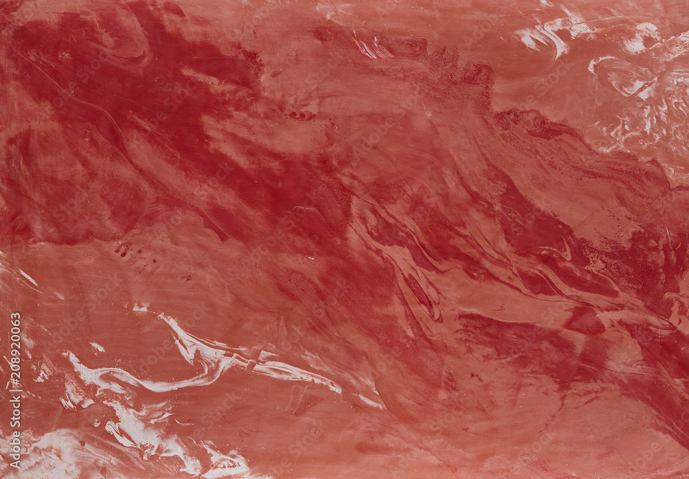 Fototapeta premium Natural bordoux plaster background with abstract pattern, close-up, macro.