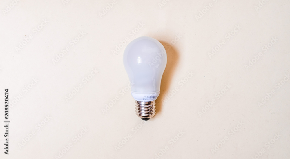 light off bulb on isolated background. Electricity and idea concept light off bulb on isolated background. Electricity and idea concept