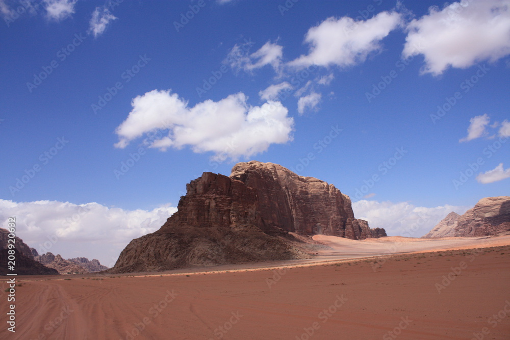 Naklejka premium Jordan Wadi Rum
