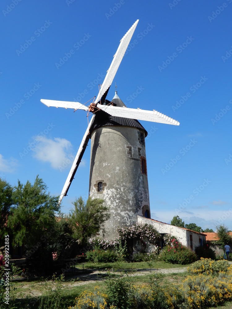 Moulin de Rairé, Sallertaine, Vendée, France