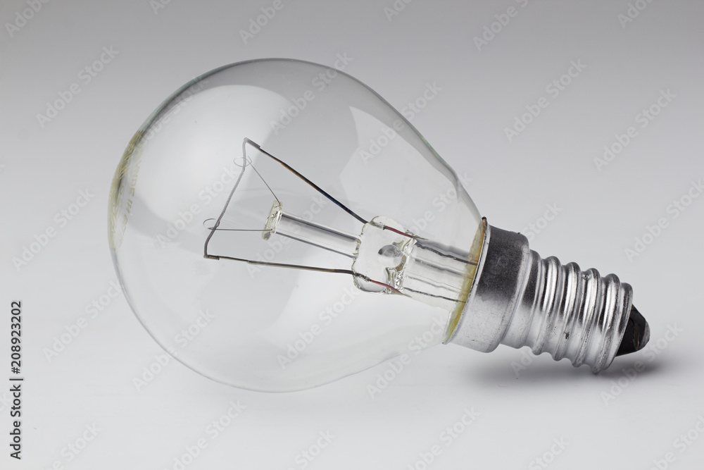 Electric lamp./Electric lamp on a white background. Electric lamp./Electric lamp on a white background.