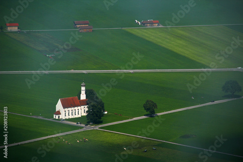 The church in Schwangau, Bavaria, Germany photo