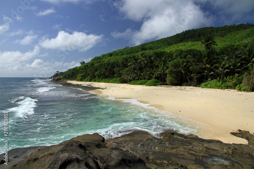 Beach of Sainte Anne Island  Seychelles