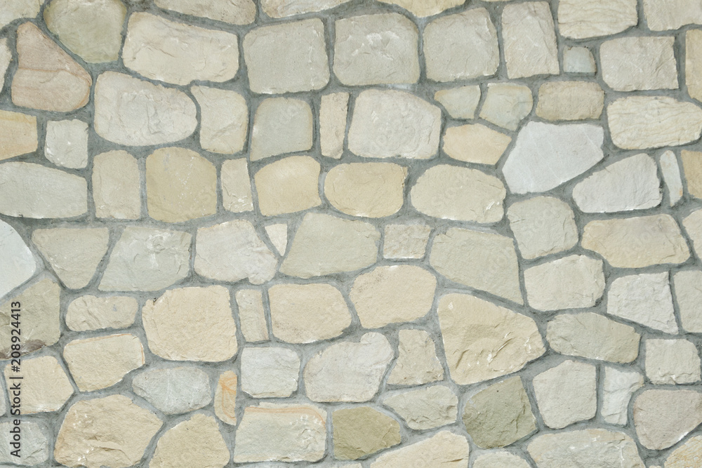 Wall of natural gray stone. Close up Wall of natural gray stone. Close up