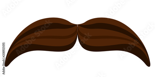 Hipster mustache icon