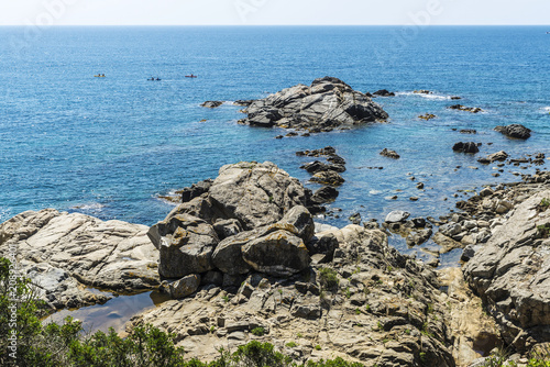 Cliffs in the Costa Brava, Girona, Catalonia, Spain © jordi2r