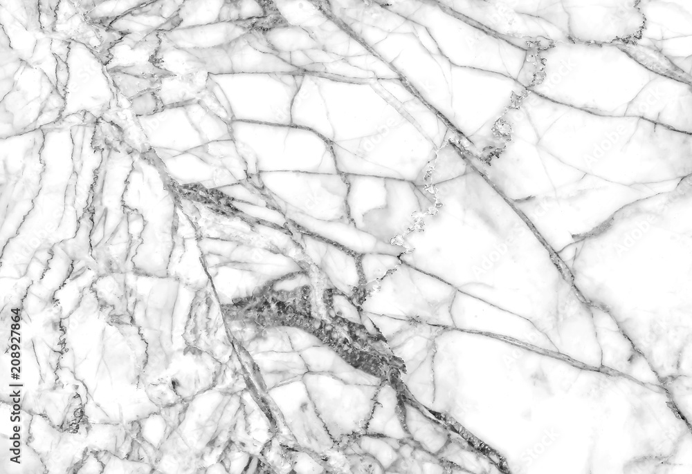 Obraz premium gray and white natural marble pattern texture background