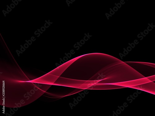  Abstract Soft Color Red Wave Background 