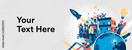 Banner per startup innovativa