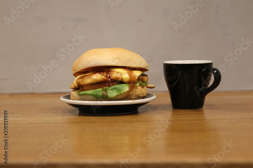 Coffee and burgers go together