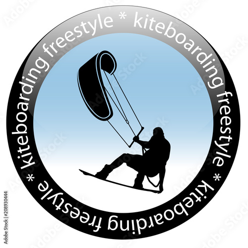 Kiteboarding Freestyle Rider Icon