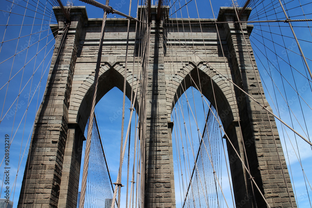 Obraz premium NYC Brooklyn Bridge