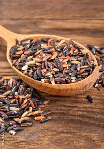 Wallpaper Mural Wild rice in spoon Torontodigital.ca