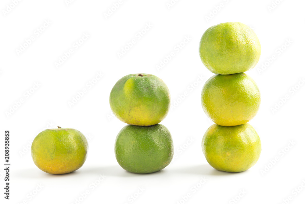 oranges isolated on white background oranges isolated on white background