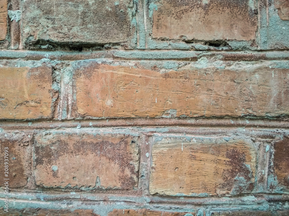 Fototapeta premium Old bricks wall texture background.