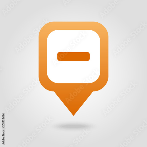 Minus pin map icon. Map pointer, markers. Free Download Minus pin map icon. Map pointer, markers. - GFXLoad