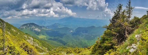 View from Piatra Craiului, Romania