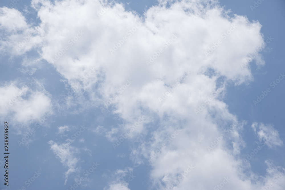 Obraz premium Blue sky with clouds natural view,