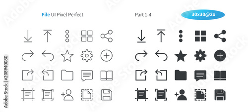 File UI Pixel Perfect Well-crafted Vector Thin Line And Solid Icons 30 2x Grid for Web Graphics and Apps. Simple Minimal Pictogram Part 1-4