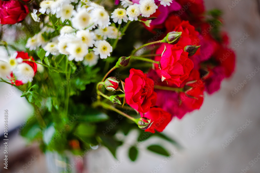 Obraz premium Bright bouquet of different colors
