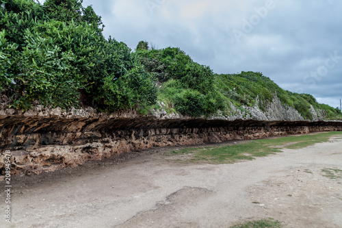 Cliffs in Gibara village, Cuba photo