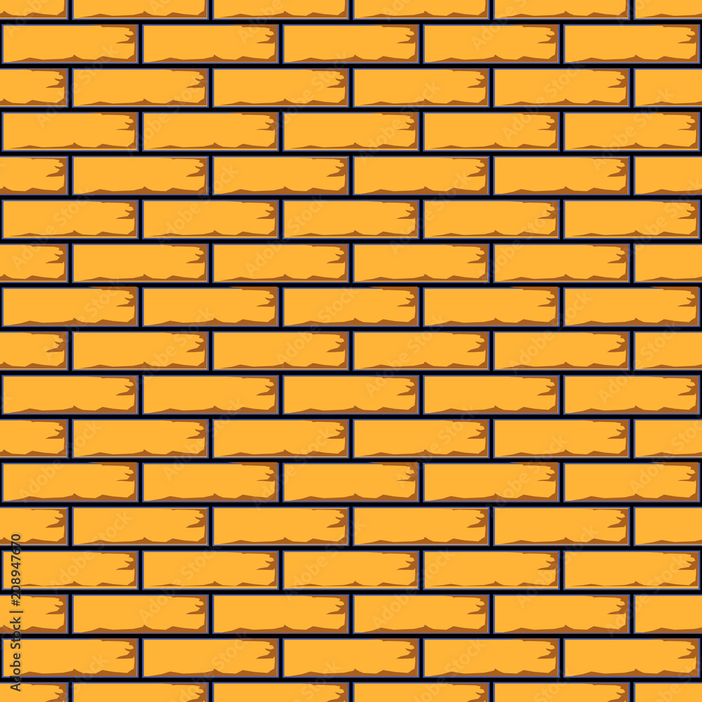 Obraz premium wall of yellow bricks