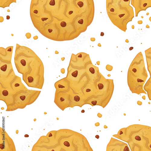 Oat cookie pattern