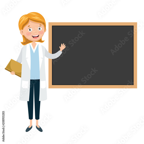 Vector Illustration Of Teacher