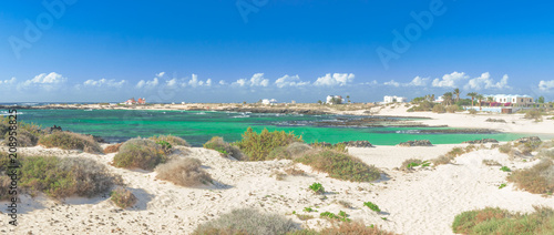 Del Castillo Beach bei El Cotillo auf Fuerteventura Kanarische Inseln / Spanien