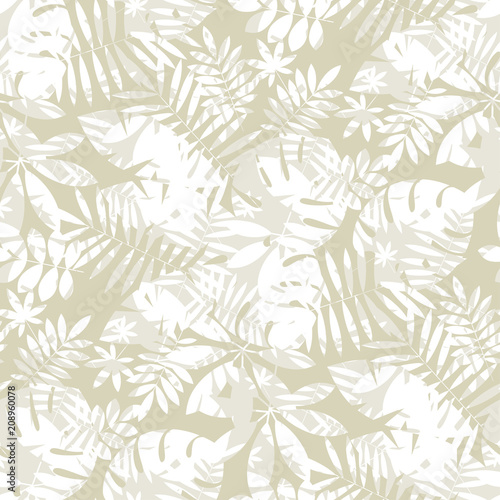 Tropical seamless pattern i...