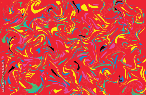 Abstract colorful background, abstract colorful pattern in the style of pop art, abstract messy strokes of various colors, imitation of marble pattern