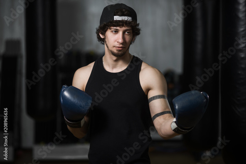 Young boxer in Boxing gloves © Vladimir