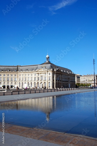  Place de la Bourse in Bordeaux, France was designed by the royal architect Jacques Ange Gabriel in 1775 