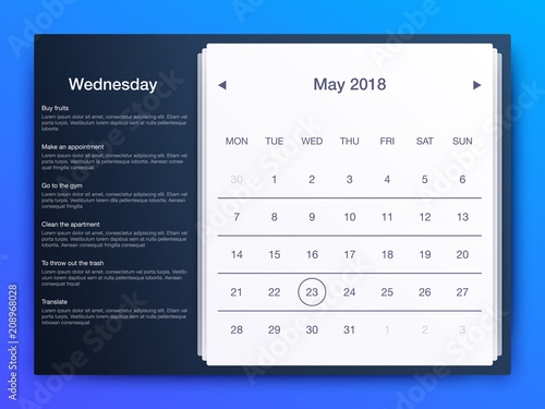 Dashboard infographic template with modern design