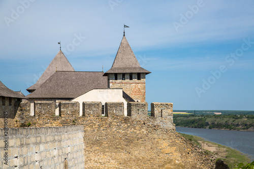 Khotyn fortess  castle in Ukraine.