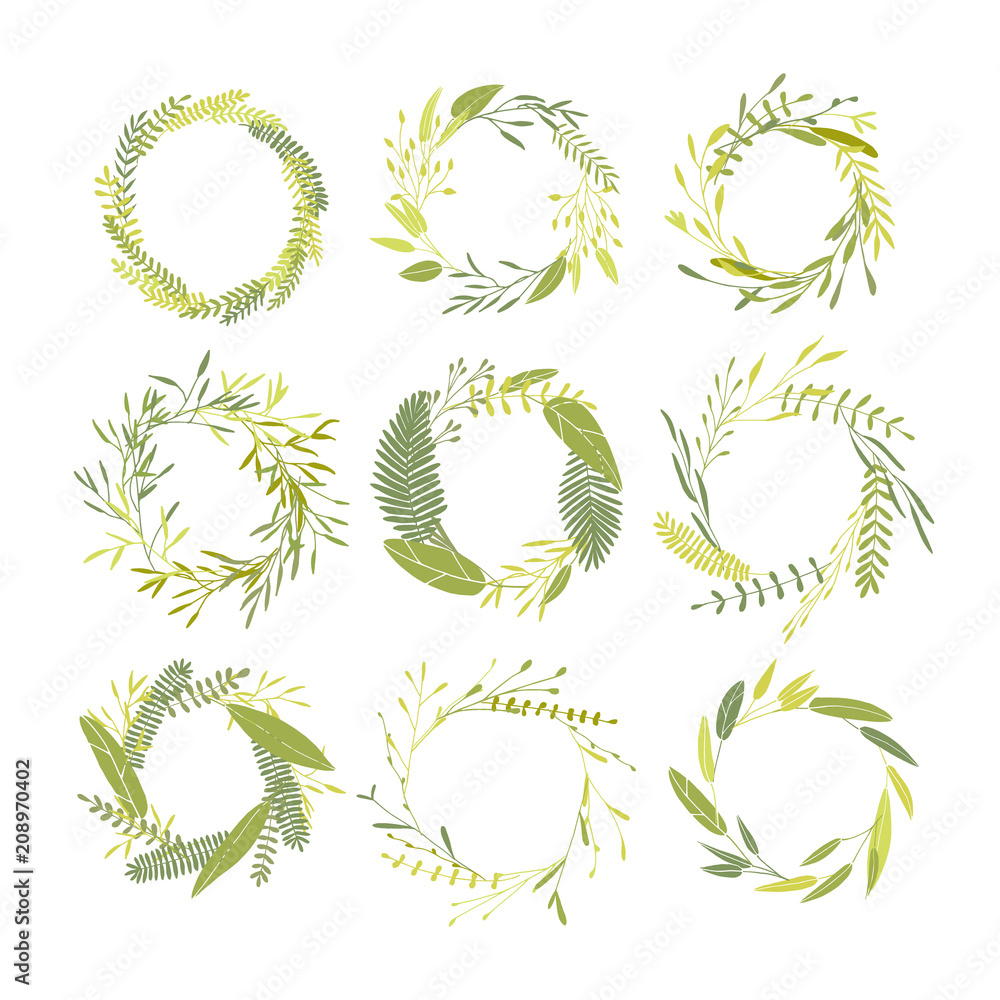 Wreath collection. Wreath collection.