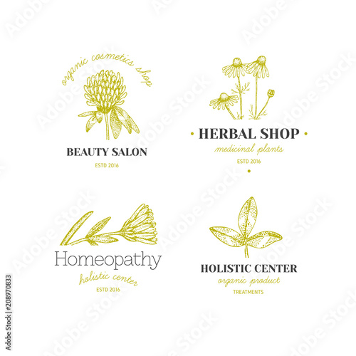 Herbal logos.