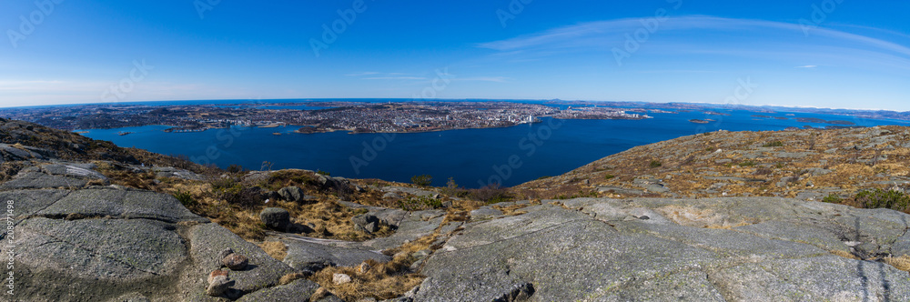 Fototapeta premium Stavanger from top