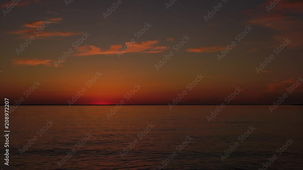 Sunset over the sea 4k Sunset over the sea 4k