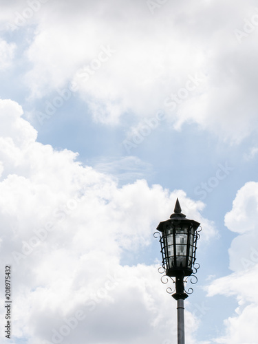 Vintage lamp post