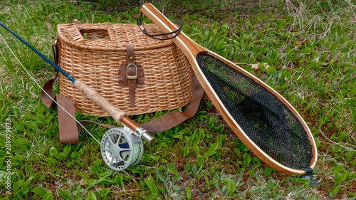 Foto Classic fly fishing tackle
