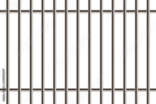 Creative vector illustration of metal realistic detailed prison bars window isolated on transparent background. Art design jail break way out to freedom. Abstract concept graphic element