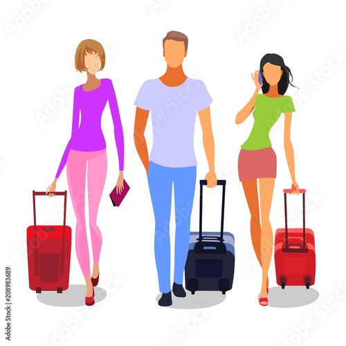 people traveling