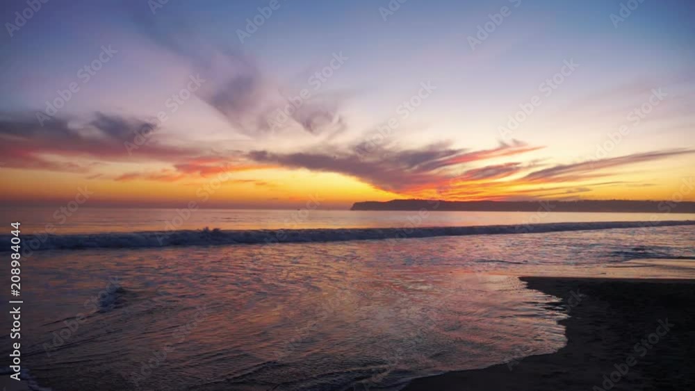 Sunset over the ocean in slow motion 180fps Sunset over the ocean in slow motion 180fps