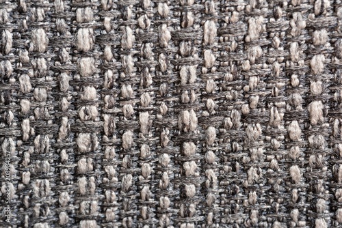 Cloth with a rigid structure, closeup shot, thick threads
